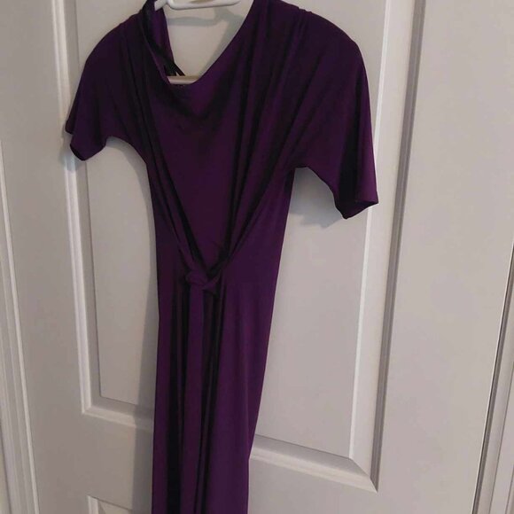 Jacob Purple Wraparound Dress - Picture 1 of 1